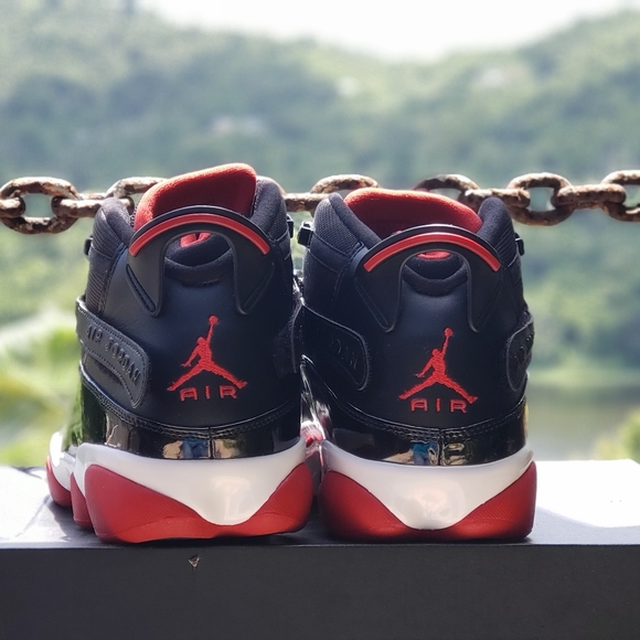 Jordan 6 Rings Black Varsity Red - Picture 2 of 7